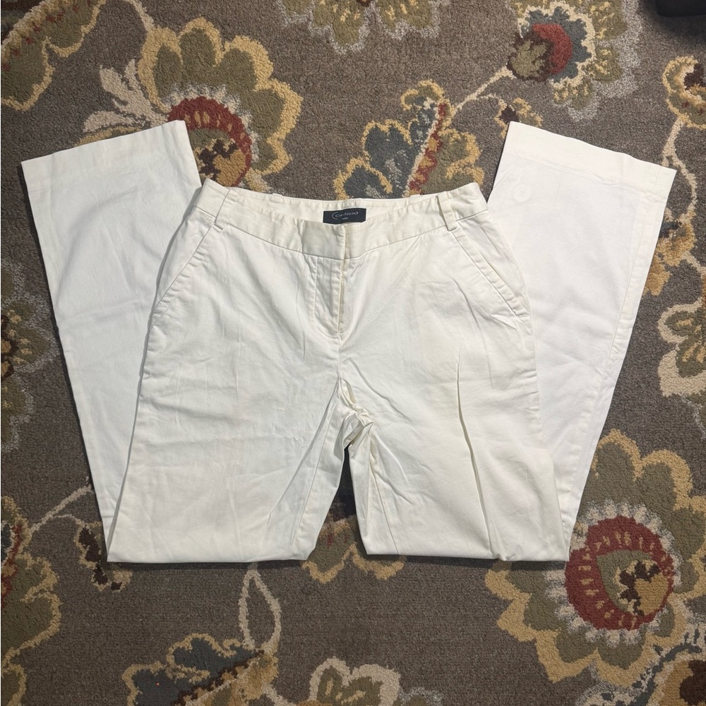 Context off white petite size 4 pants